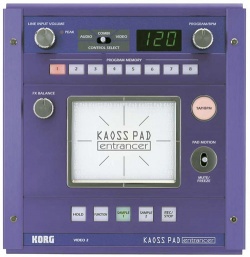 KAOSS Pad - Draufsicht (© KORG) - KAOSS PAD entrancer