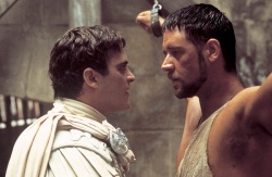 Commodus (Joaquin Phoenix), Maximus (Russell Crowe) - Gladiator