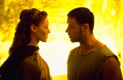 Lucilla (Connie Nielsen) - Schwester und Gemalin von Commodus - besucht Maximus (Russell Crowe) im Gefngnis -  2009 Universal - Gladiator